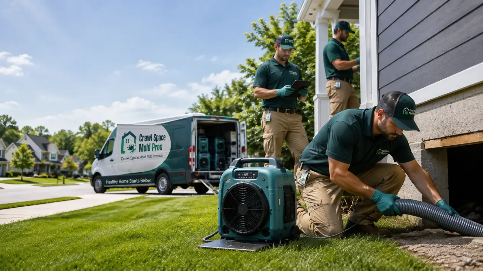 Crawl Space Mold Removal in Rumney, NH